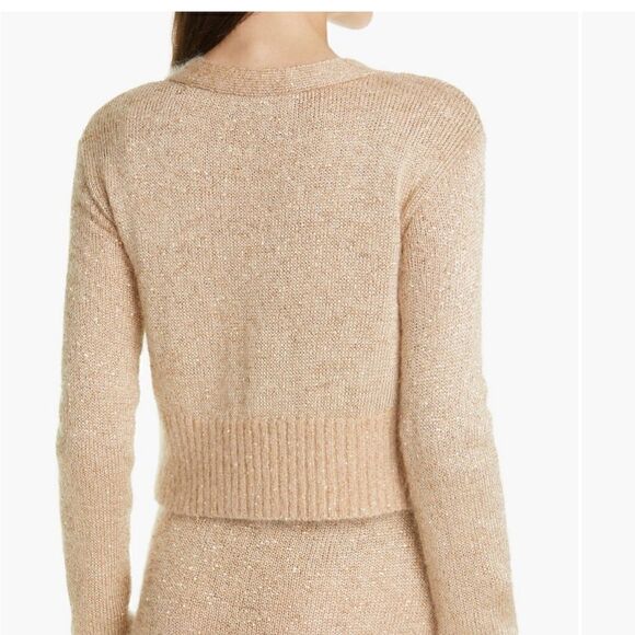 Altuzarra Isa Sequin Crop Cardigan size large, NWT - Picture 2 of 13